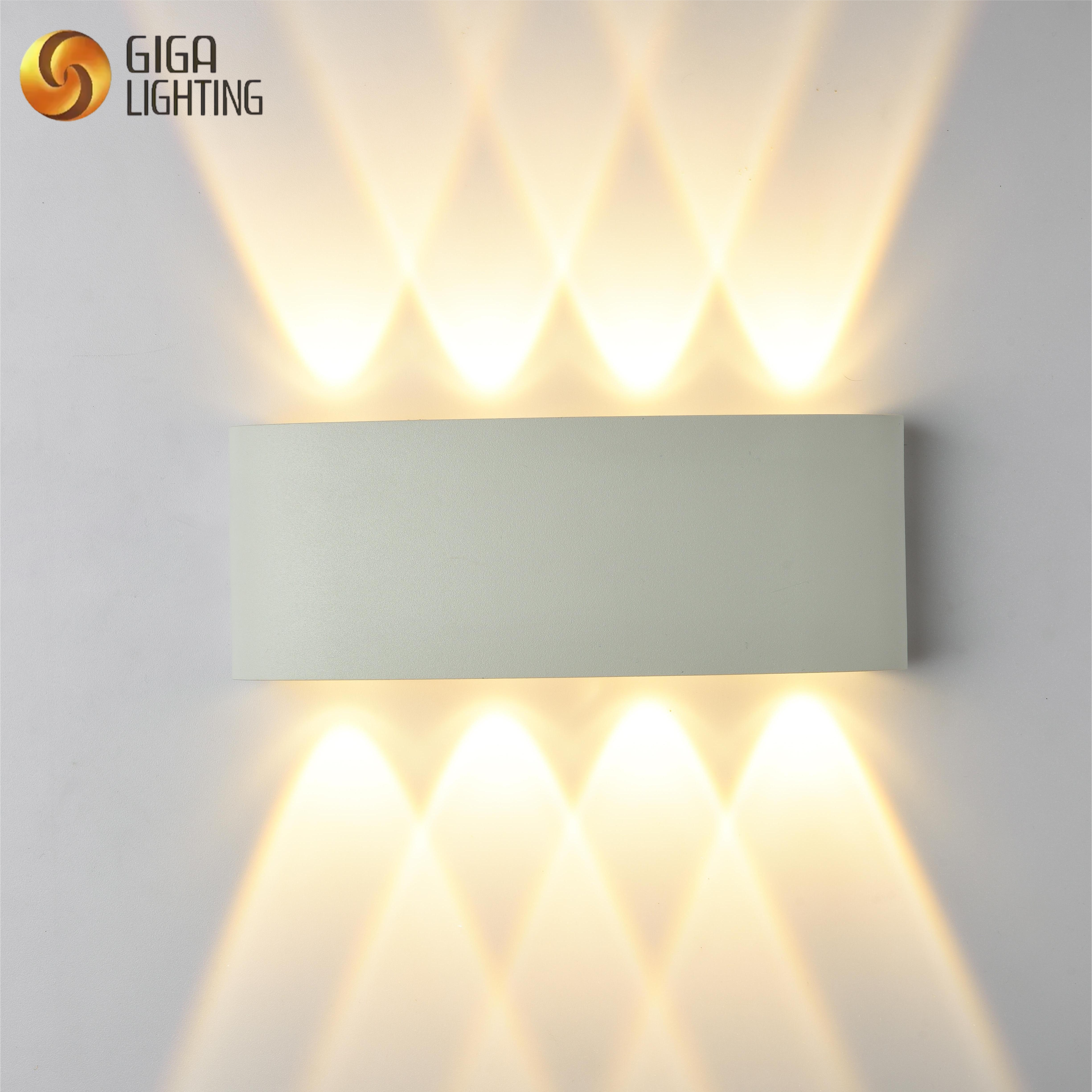 IP65 iluminación exterior impermeable de aluminio llevó la fuente de la fábrica de la luz de la pared