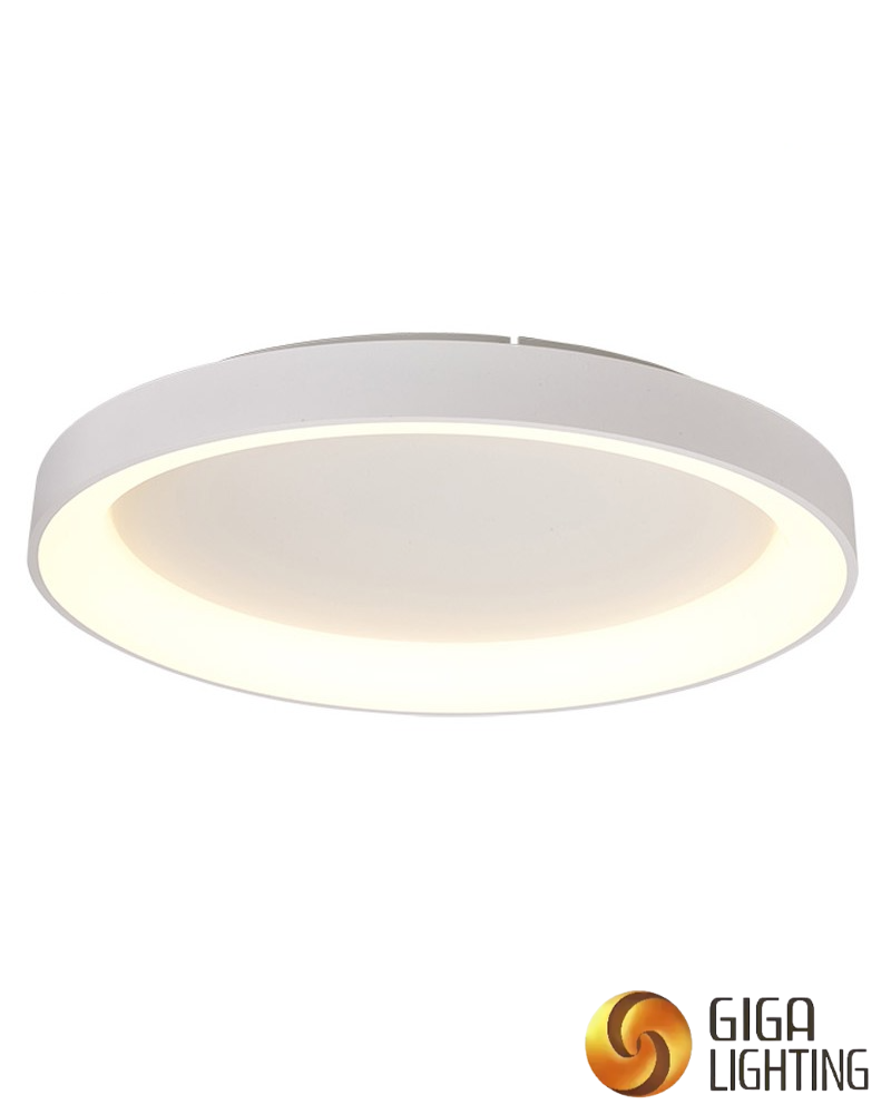 Luz de techo led redonda de madera dorada, D42, D62, D82, 40W, 60W, 80W, blanco, negro, original 