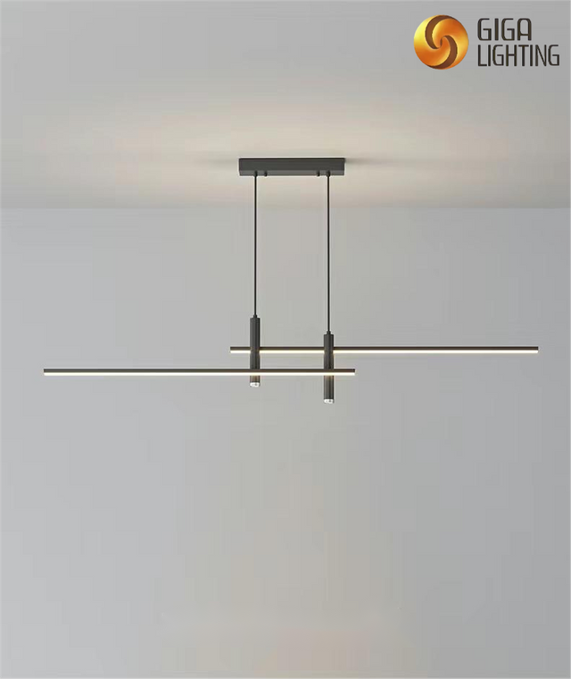 Candelabro de comedor, focos nuevos para el hogar, Bar, mesa de comedor, luces para restaurante, lámparas y linternas creativas modernas simples