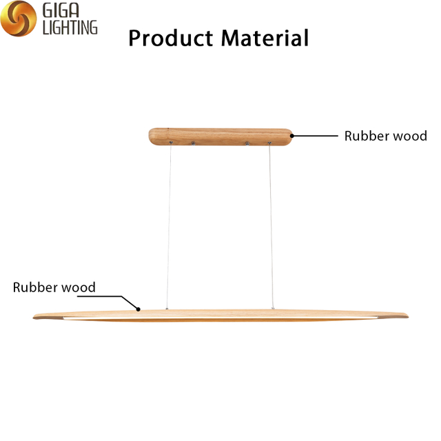 Colgante geométrico llamativo único con detalles en madera