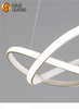 CB EMC Productor de candelabros circulares LED de arte moderno simple