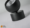 VDE Foco de Techo Negro, Lámpara de Techo GU10 Giratoria, Foco de Pared de Techo LED Industrial Moderno para Interiores en Globo para Cocina, Dormitorio, Sala de Estar, Pasillo de Oficina al por Mayor