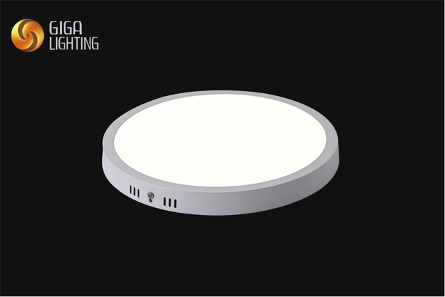 VDE 3CCT DIP Panel de luz LED de superficie IP40 Luces de techo redondas Ultrafinas, pequeñas, cúpula, lámpara de techo LED moderna impermeable con montaje empotrado Dormitorio Cocina Inodoro