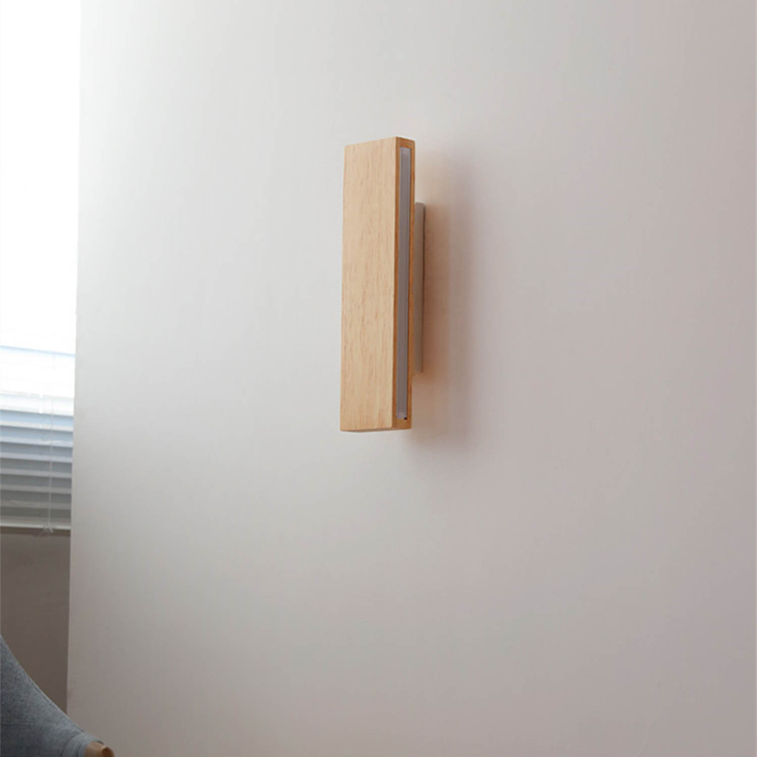 Aplique giratorio de madera LED rectangular moderno giratorio de pared LED de lámpara LED CE ROHS