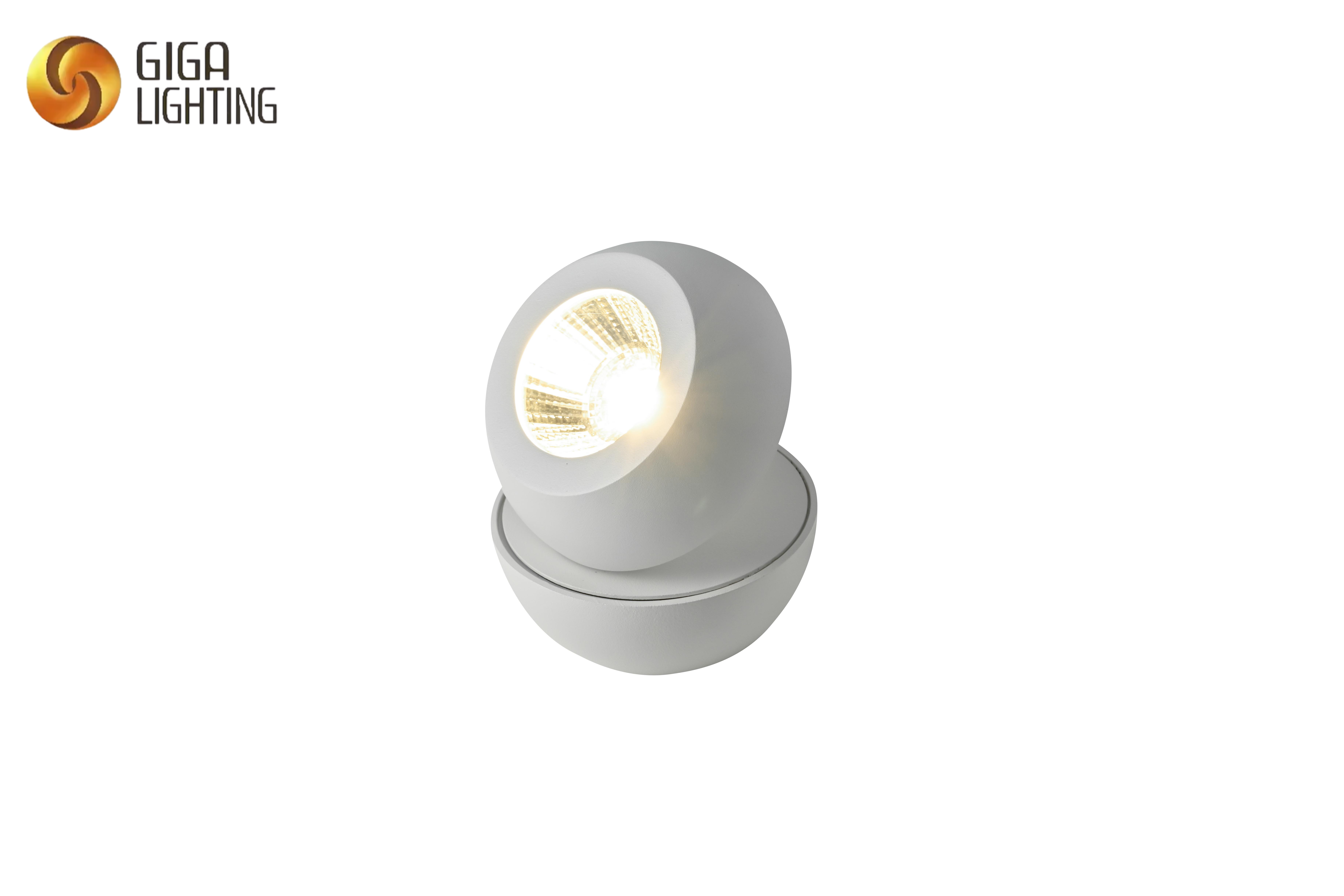 Foco LED Brillo sin esfuerzo: descubra nuestros focos montados en el techo: diseñados para la eficiencia, diseñados para el impacto.Disponible para venta al por mayor de fábrica.Eleve con ajustable, LED y moderno