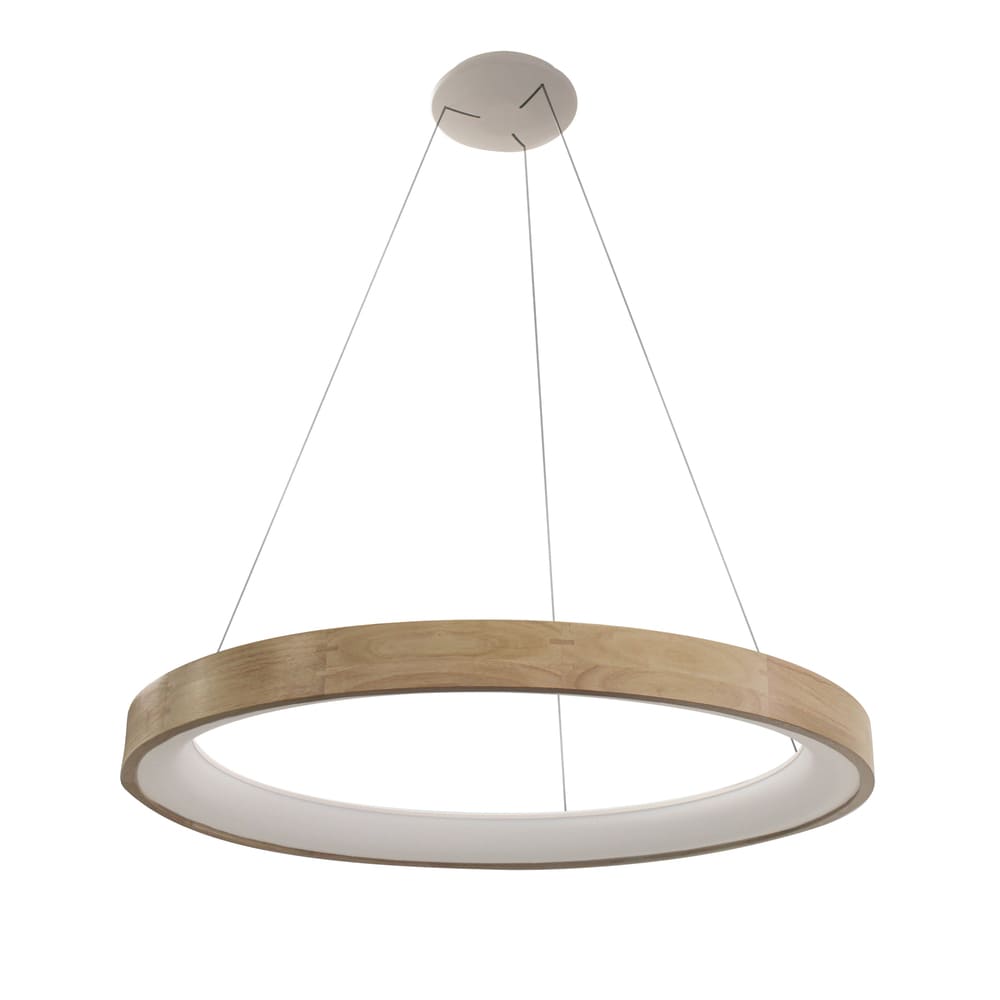 accesorio de iluminación decorativa nórdica lámpara colgante de madera LED dormitorio de estar en el hogar