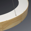 accesorio de iluminación decorativa nórdica lámpara colgante de madera LED dormitorio de estar en el hogar