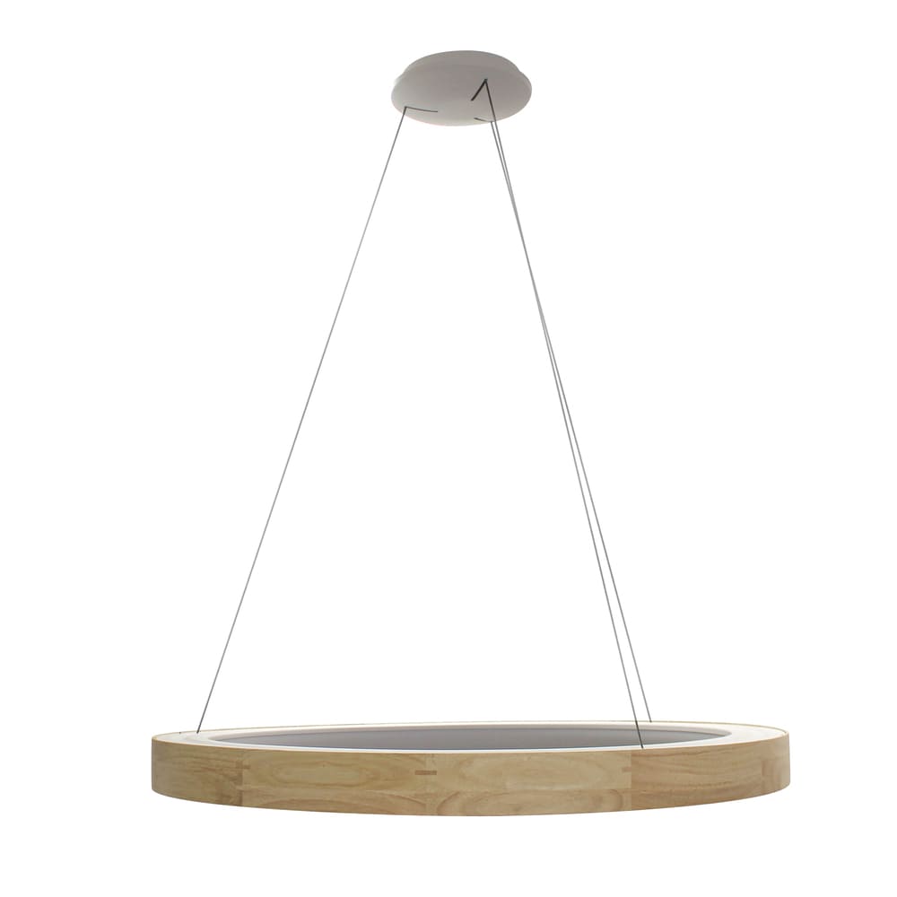 accesorio de iluminación decorativa nórdica lámpara colgante de madera LED dormitorio de estar en el hogar